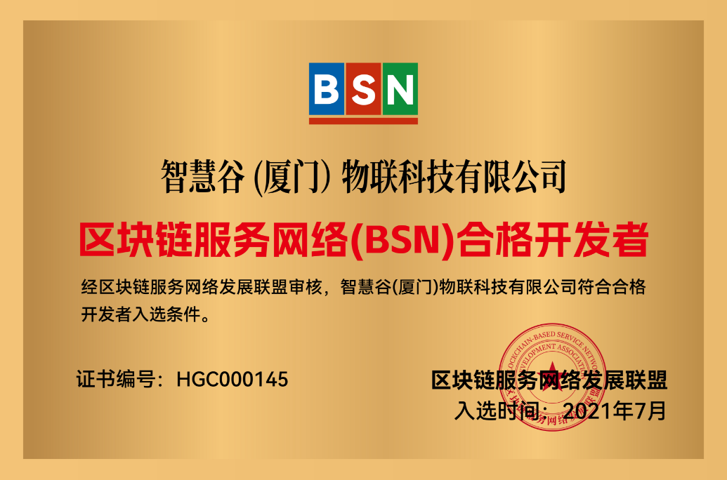 BSN合格开发者